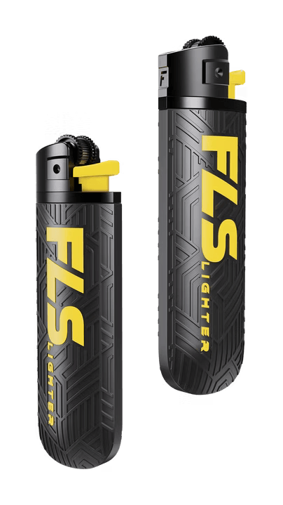 FLS Signature Curved Base Lighter - Ergonomic Design for Comfort